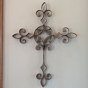 Southern Living At Home Brown Decorative Cross Wall Art